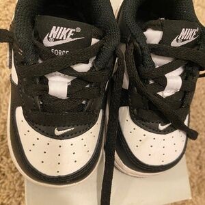 Black and White Air Force 1s